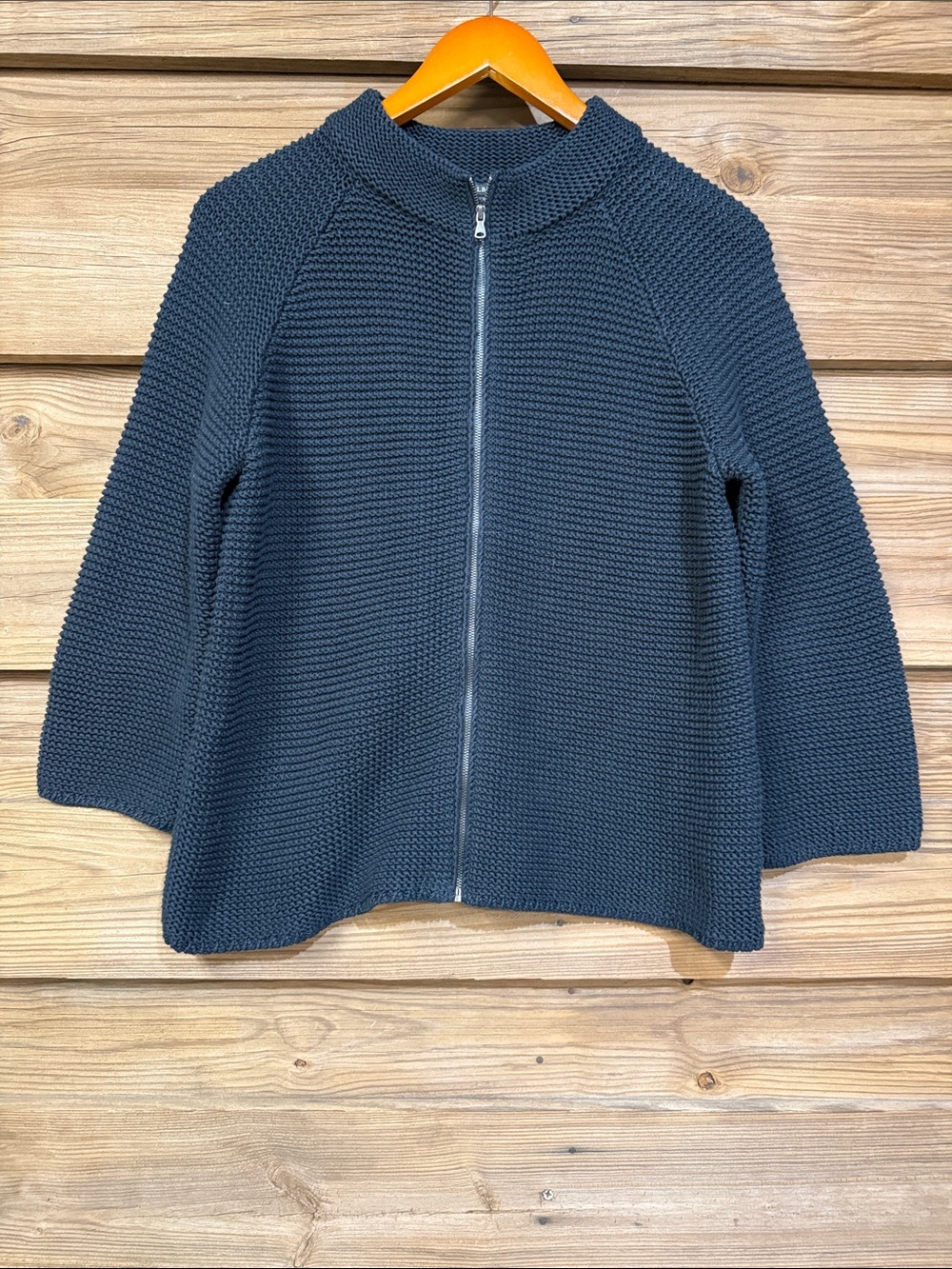 Talbots Zip-Front Cardigan